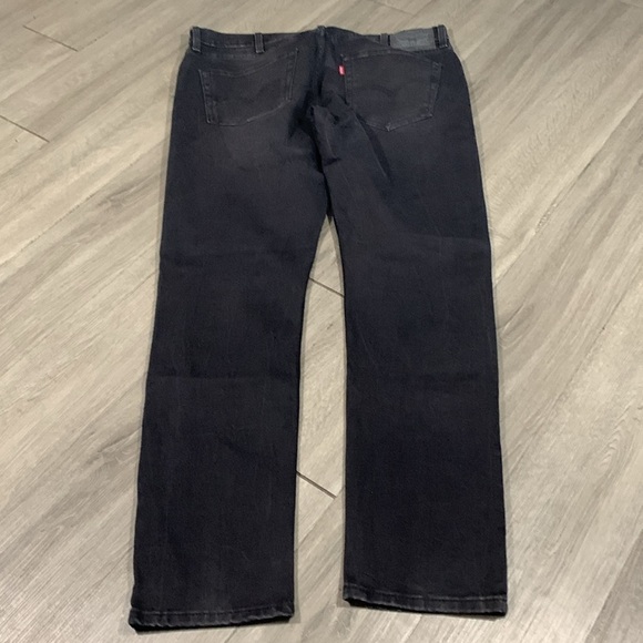 Levi’s  512 Black Tapered Slim Stretch Jeans size 38 - Picture 2 of 12